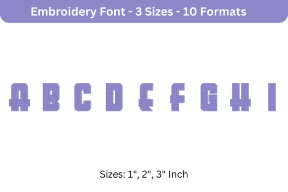 Aerojones Font a to I: A Seasonal Embroidery Review