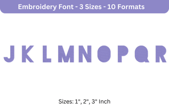 Blackout Font J to R: A Seasonal Embroidery Workhorse