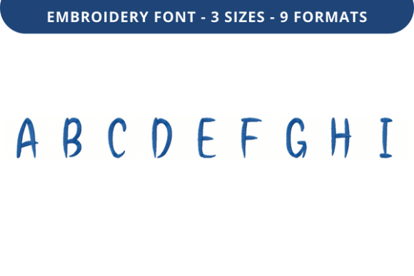 Cat Claws Font Uppercase A to I