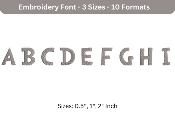 DrSue Font Uppercase A to I