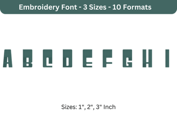 Jeopardy Font a to I: A Seasonal Embroidery Review