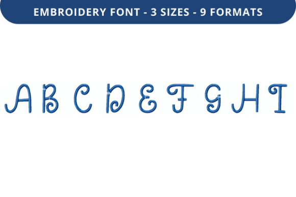 Lucid Dreamer Font Uppercase A to I