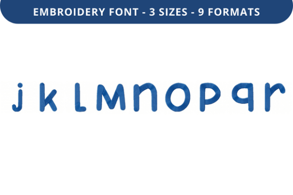 Puhoy Font J to R: A Smart Choice for Small Business Embroidery