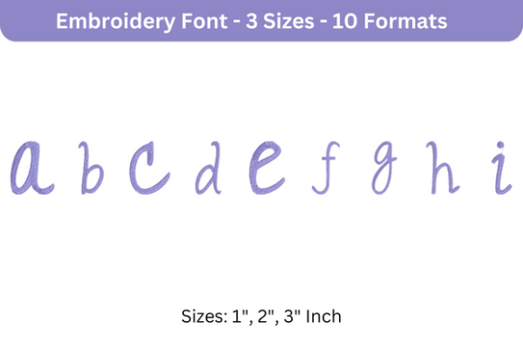 Romantic Font a to I: Soft, Sweet Personalization for Handmade Gifts