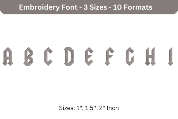 Yeller Font a to I: A Designer’s Real-World Embroidery Review